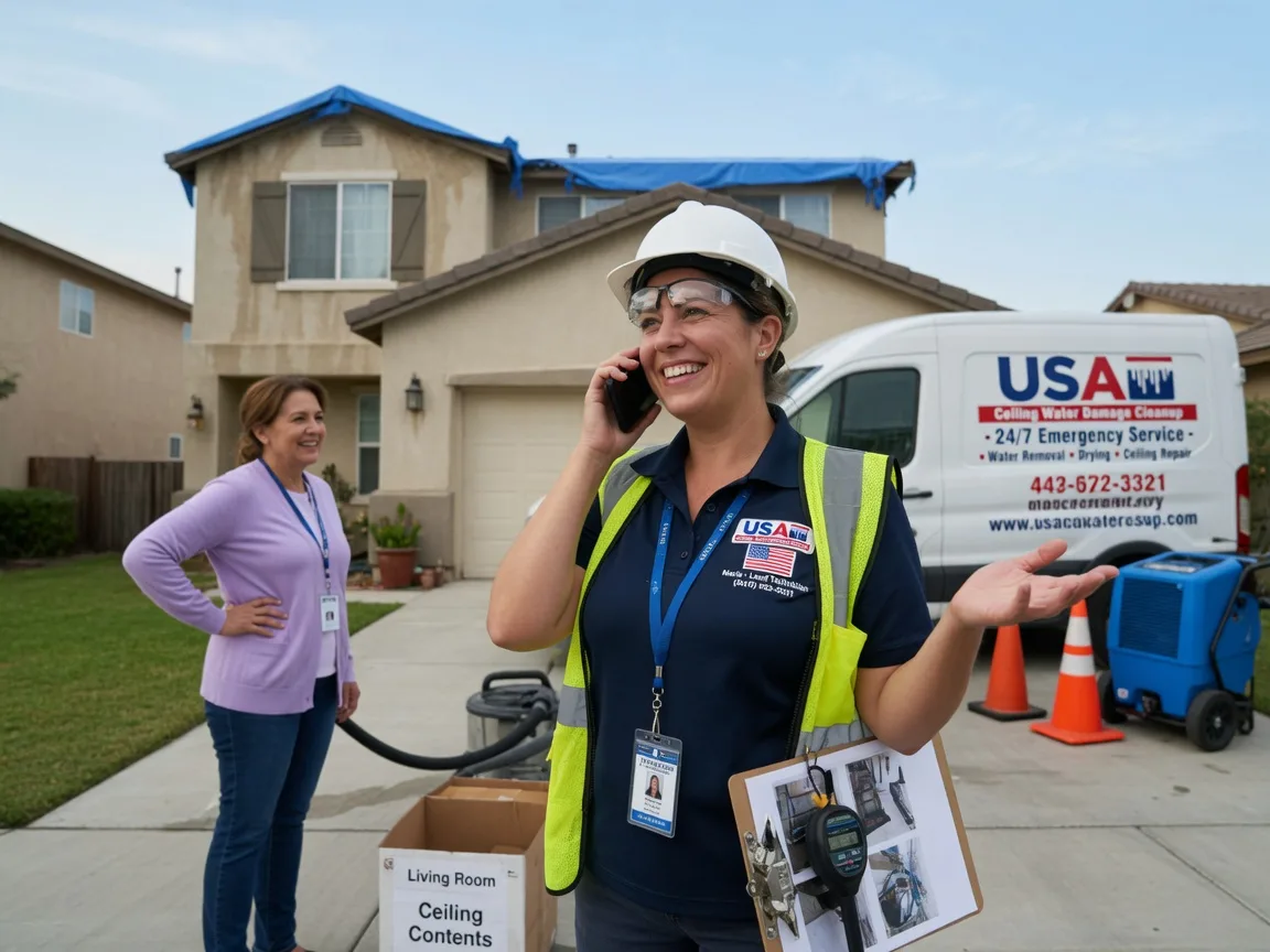 Ceiling Water Damage Restoration Port Wing, WI FAQs